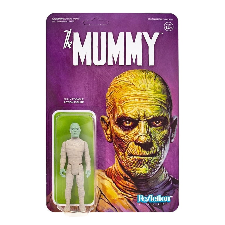 Universal Monsters The Mummy 3 Plastic Retro Design Reaction Figure Super7  - Walmart.com