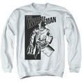 thumbnail image 1 of Universal Monsters Who I Am Adult Crewneck Sweatshirt White, 1 of 1