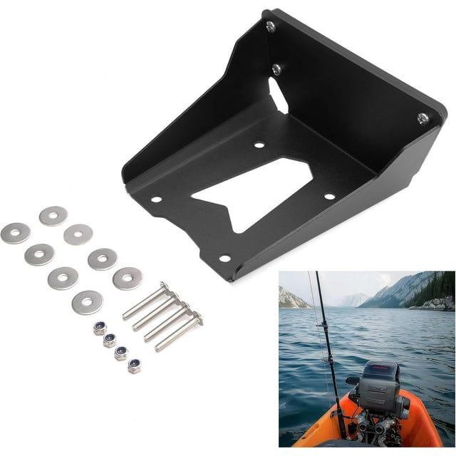 Universal Motor Bracket Compatible with Kayaks Boat Transom Trolling