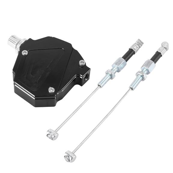 Universal Motorbike Stunt Clutch Easy Pull Cable Line Aluminum Alloy Clutch Economizer System Black