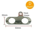 thumbnail image 1 of Universal Motorcycle 16MM stainless steel bracket for waterproof button switch, 1 of 2