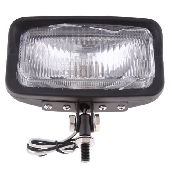 Universal Motorcycle 6.5'' Headlight Front Rennfahrer Chopper Bobber Custom Black