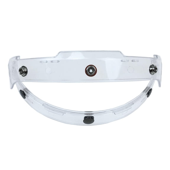 Universal Motorcycle Adapter for 3 Snap Bubble Visor Base for Half 3/4 , , with - Clear