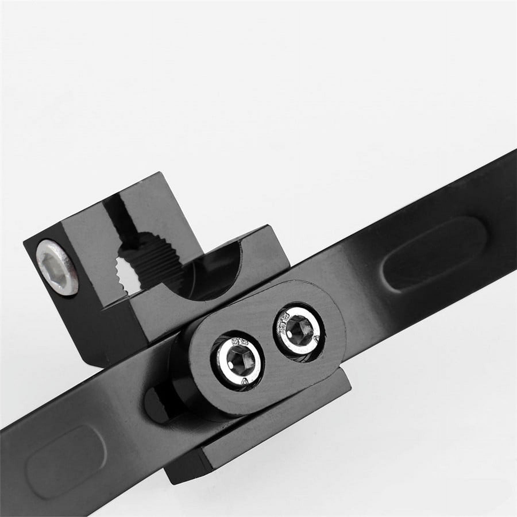 Universal Motorcycle Aluminum Dual Gear Shift Lever Footrest Pedal Shifter Black