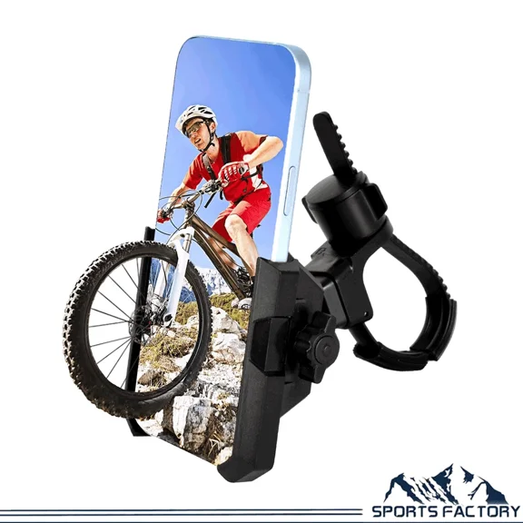 Universal Motorcycle Bike Cell Phone Holder Anti-Shake Handlebar Mount For Gps