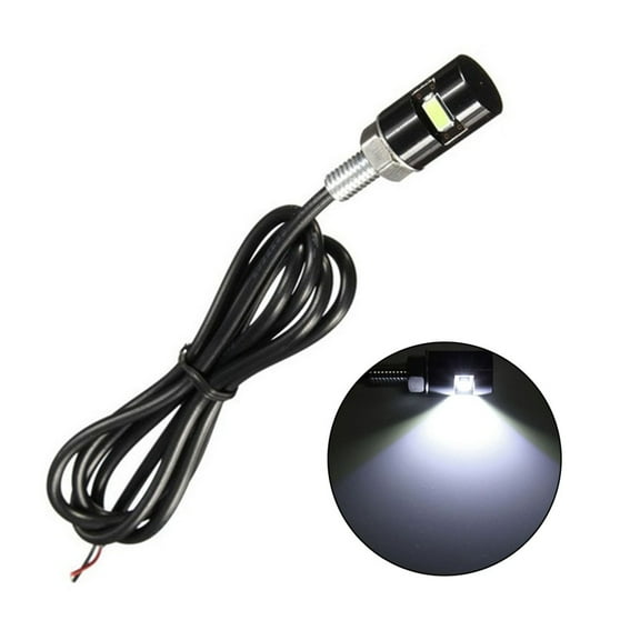 Universal Motorcycle Car Led License Plate Light Screw/ Bolt Lamp Bulbs 2Pcs Fangkenuo