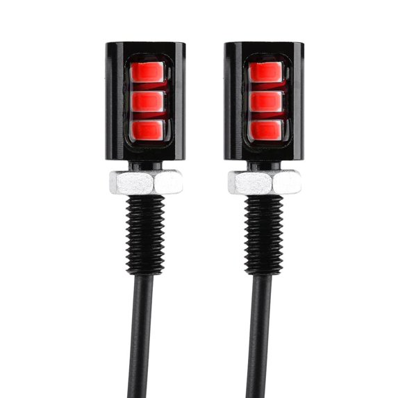 Universal Motorcycle Car SMD 3LED License Plate Light Screw Bolt Lamp Bulbs