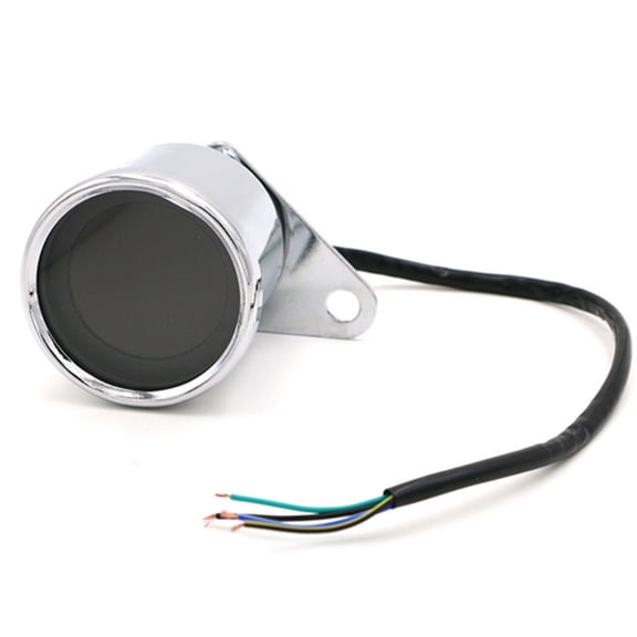 Universal Motorcycle Digital Dashboard Alloy Plastic Instrument Panel with Oil Temperature Display & Weatherproof