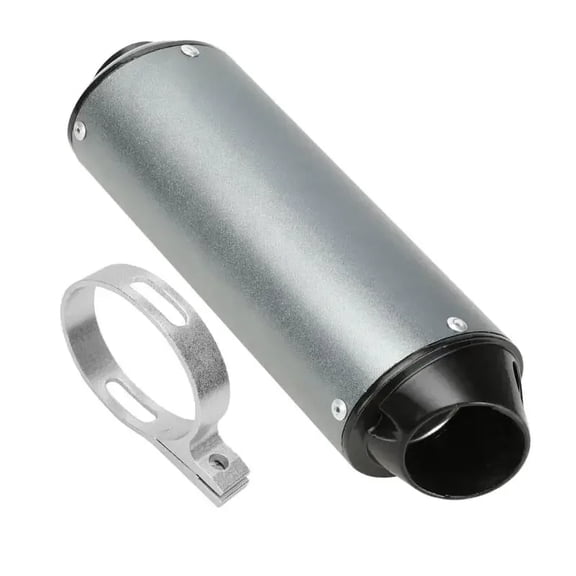 Universal Motorcycle Exhaust Muffler, 28/32/38mm Adjustable Silencer Pipe Tail for Dirt Bike Pit Bike ATV, Aluminum Alloy Sound Reduction Exhaust System for Off-Road