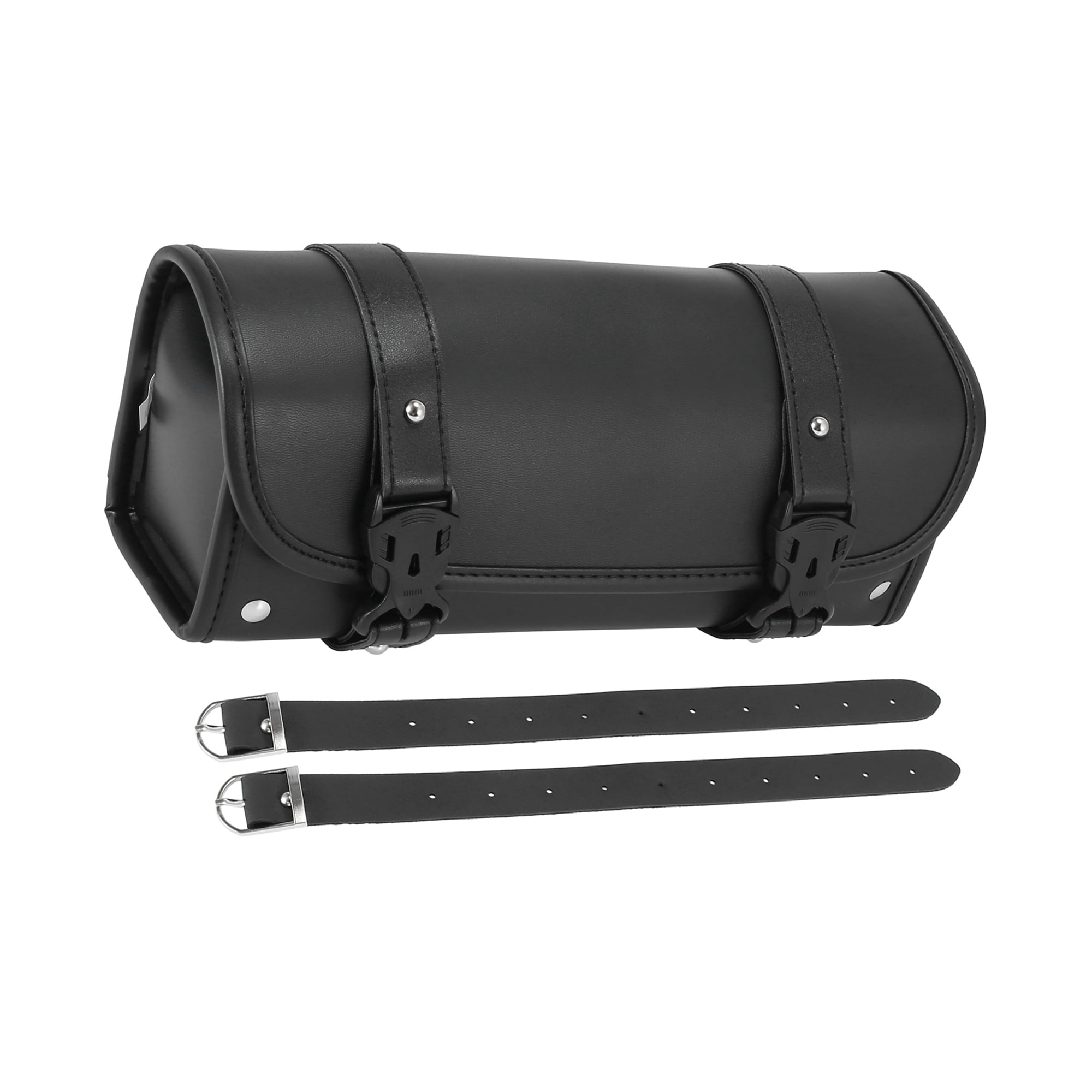 Universal Motorcycle Fork Handlebar Tool Bag Waterproof Faux Leather