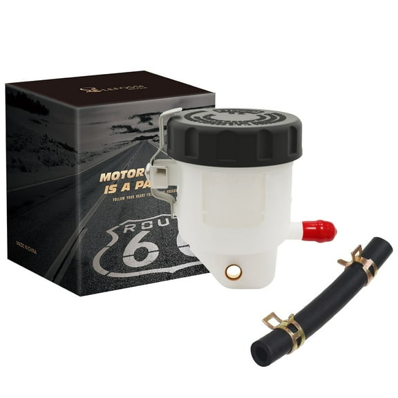 Universal Motorcycle Front Brake Master Cylinder Hydraulic Oil Cup Brake Fluid Reservoir Bottle Tank Compatible with Yamaha FZS 600 YZF-R1 YZF-R6 YZFR1 YZFR6 R6 R1 2000-2018