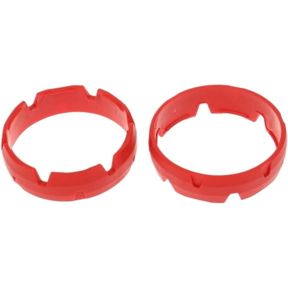 Universal Motorcycle Front Fork Protection Ring Motocross Shock Absorber Anti-wear Motorcycle Absorber Sleeve Accessories(Red)