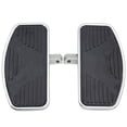 thumbnail image 1 of Fauful Universal Motorcycle Foot Boards, Black, Metal Steel & Rubber, 2 Pieces, 1 of 5