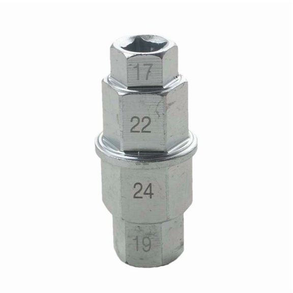 Universal Motorcycle Front Wheel Spindle Sleeve Repair Tool - Hexagonal Disassembly Wrench
