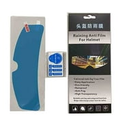 Universal Motorcycle Full Face Helmet Shield Fog Resistant Lens, Clear Visor Insert Anti-Fog Film Waterproof Sticker
