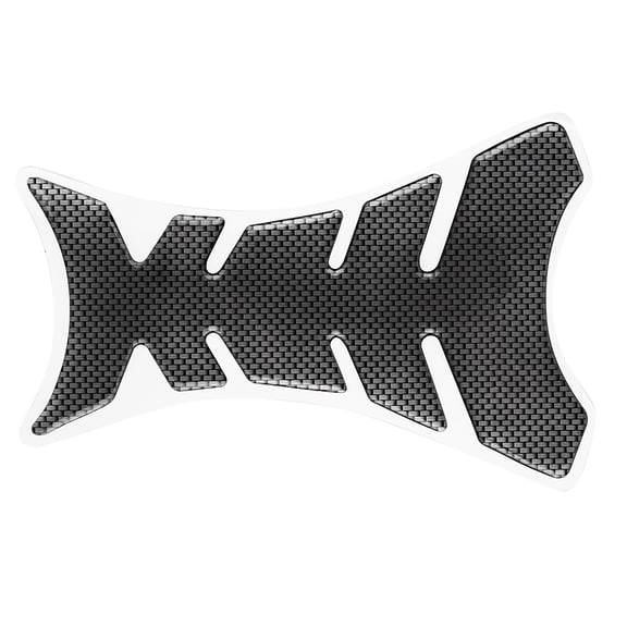 Universal Motorcycle Gas Fuel Oil Tank Pad Sticker Protector Fishbone Decal Traction Pad 8.3 x 5.5 in / 21 x 14 cm