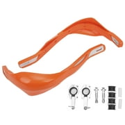 Universal Motorcycle Hand Guard Protector Brush Bar Orange for Dirt Bike Enduro 28mm Handlebar