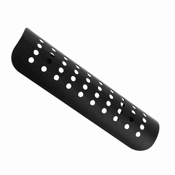 Universal Motorcycle Hole Heat shield Straight Exhaust Pipe Cover Black