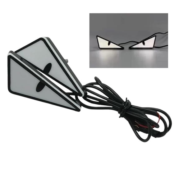 Universal Motorcycle LED Demon Eye Light,USB Devil Eye Demon Evil Eyes Headlight, IP60 Waterproof 12v LED Devil Eye Motorcycle Headlight for Any Motorcycle Model