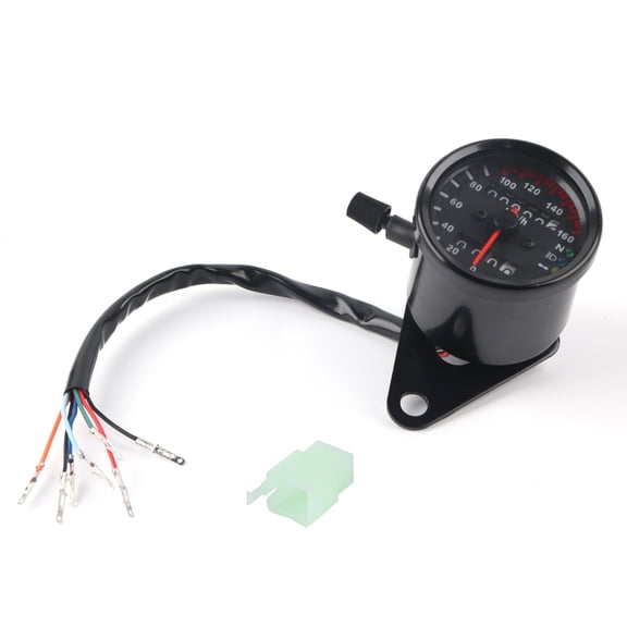 Universal Motorcycle Meter, Odometer  Speed, 12V DC, Headlight, Turn Signal, Neutral Indicators