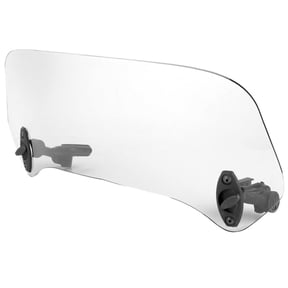 Universal Motorcycle Modified Windscreen Windshield Spoiler Extension Air Deflector, Clear, 11x4.7 inches / 28x12 cm