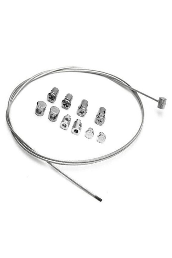 Universal Motorcycle Motorbike Throttle Clutch Brake Emergency Cable Repair Kit Set