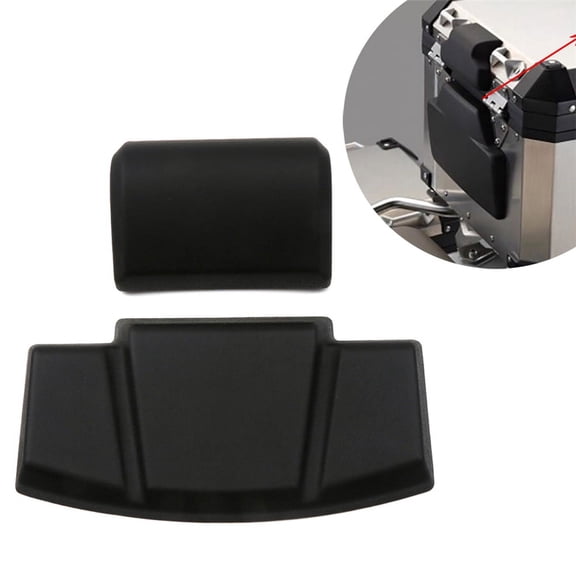 Universal Motorcycle Passenger Backrest Soft Cushion Topcase Rear Trunk Back Pad