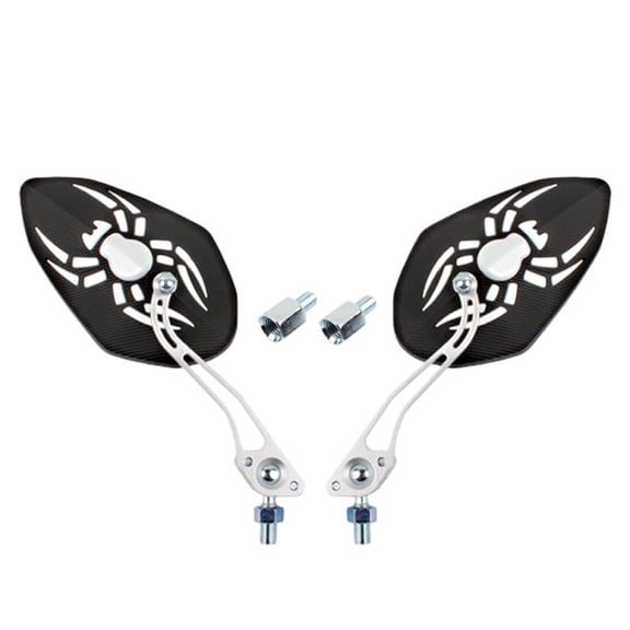 Universal Motorcycle Rearview Side Mirrors Aluminum Scooter E-Bike Side Mirror 8mm 10mm Modification Accessories