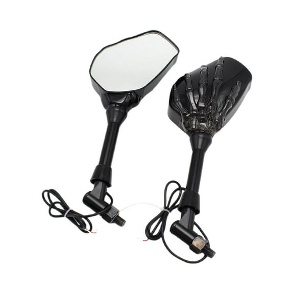 Universal Motorcycle SKELETON Skull HAND Claw Side S7 Mirror P3K1 Mirrors