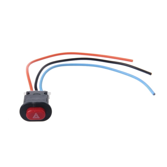 Universal Motorcycle Scooter ON-OFF Hazard Light 3 Wire Emergency Warning Flasher Lamp Button