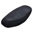 thumbnail image 1 of Universal Motorcycle Seat Cover Breathable Mesh Cushion for Bike Scooter ATV, Heat Insulation, Easy Install, Elastic Band, 2 Sizes, 1 of 10