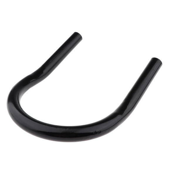 Universal Motorcycle Seat Hoop, Upswept Rear Seat Loop Bracket Grab Rail Bars Handle DIY Accessory, Black, Metal 5mm