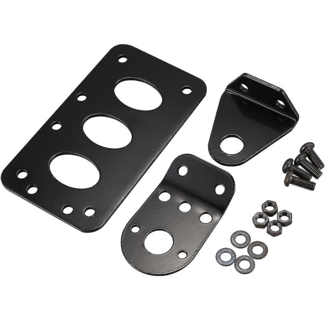 Universal Motorcycle Side Mounted Tail Light Frame License Plate