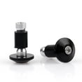 thumbnail image 1 of Universal Motorcycle Street Bike 7/8" Handlebar Grips Bar End Plugs Black, 1 of 3