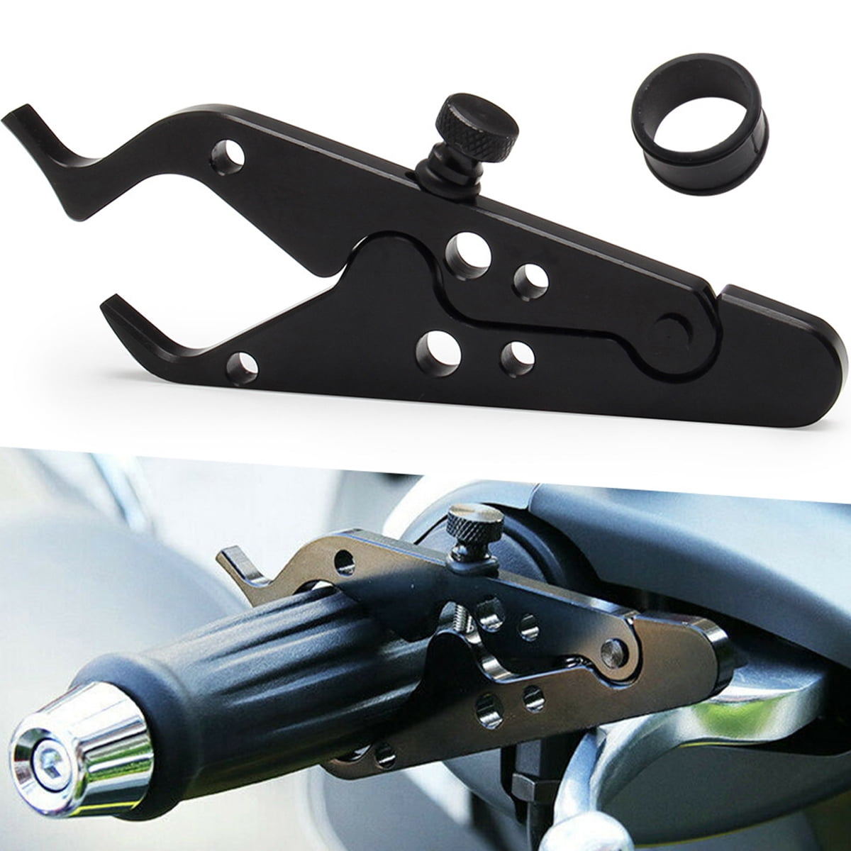 Aluminum Motorcycle Throttle Lock Cruise Control Clamp Scooter