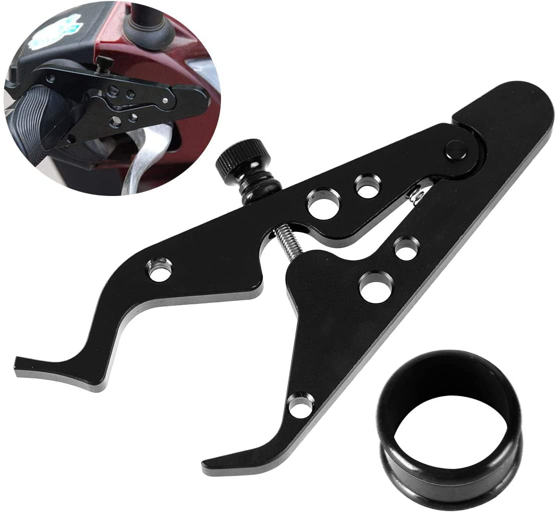 Universal Motorcycle Throttle Assist, Motorbike Lock Assist Cruise Control Clamp Handle With Silicone Ring