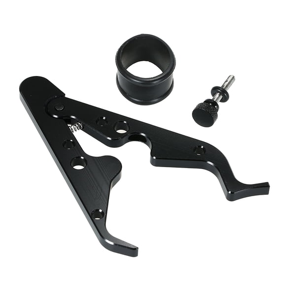 Universal Motorcycle Throttle Grip Lock - Cruise Control Throttle Assist - Aluminum Construction with Silicone Ring - Wrist Hand Grip Cramp Prevention - Improve Comfort and Control.