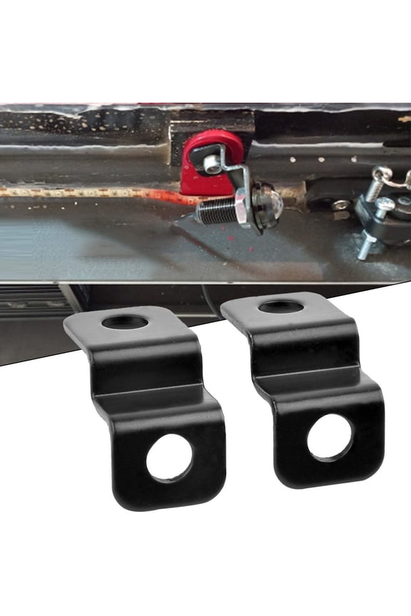 Universal Motorcycle Turn Signal Light Bracket Metal Relocation Fork Clamp 2PCS