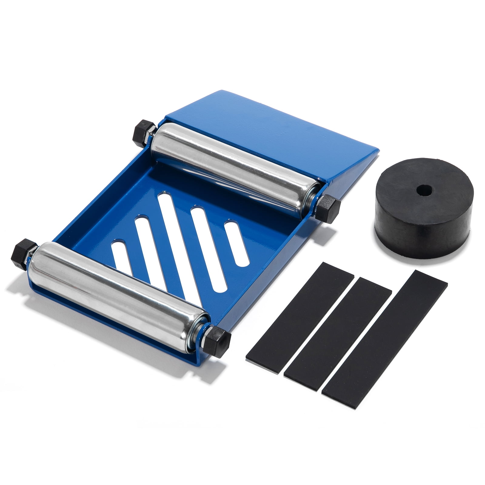 Universal Motorcycle Wheel Roller Stand for Tire Cleaning & Chain