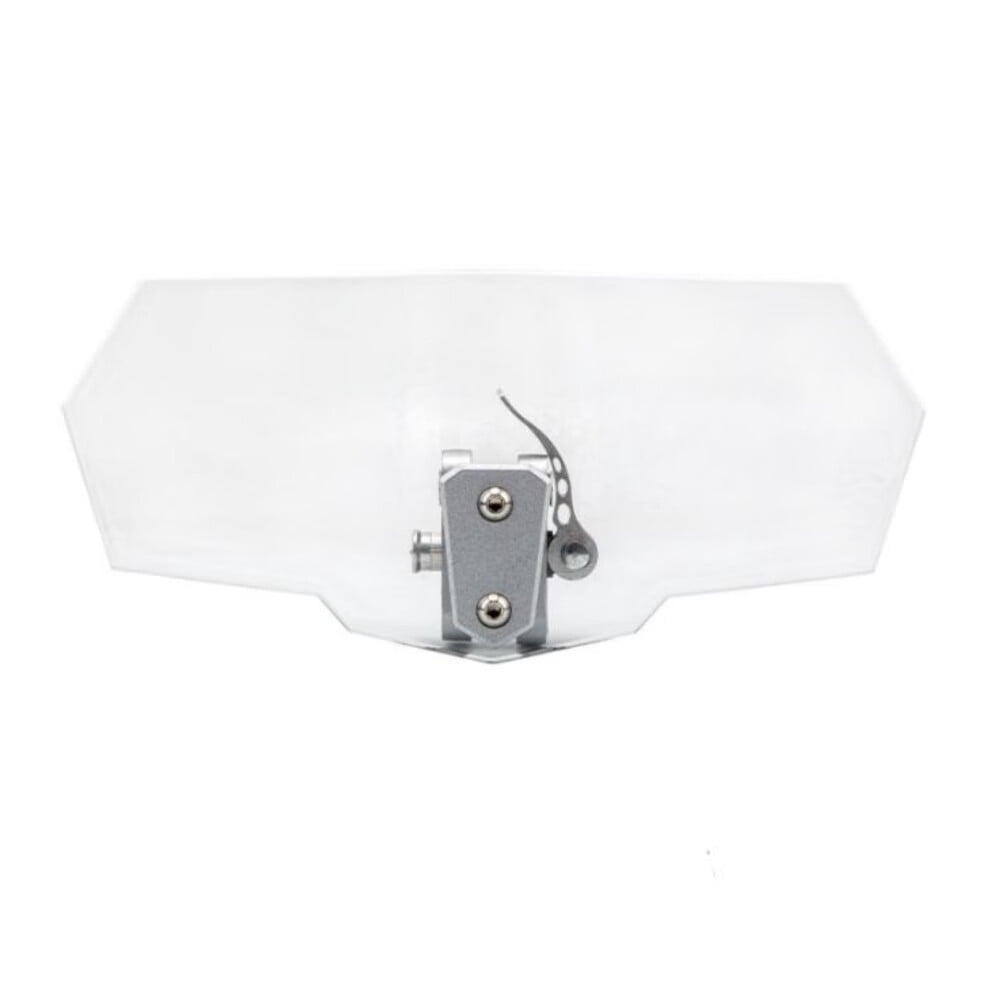 PACEWALKER Universal Motorcycle Windshield Extension – Adjustable Wind Deflector For Most Bikes – Fits Honda, Suzuki, Kawasaki, Yamaha, Harley & More