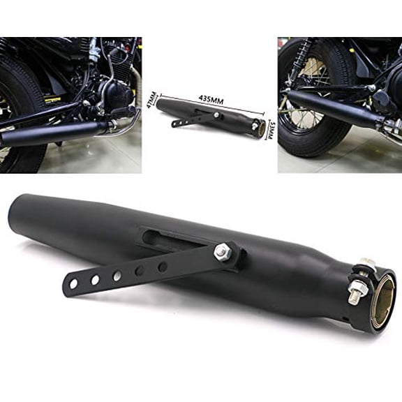 Universal Motorcycles Exhaust Silencer Mufflers Pipe For Harley Classic Bobbers Cafe Racer