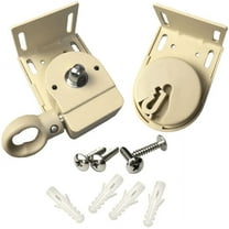 Universal Mounting Brackets of Exterior Sun Shades,Outdoor/Indoor Roller up Blinds(Crank Operated/Cordless System),Beige