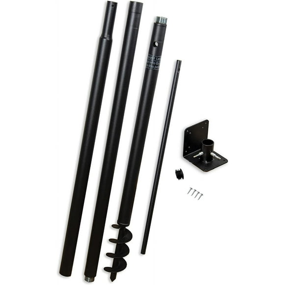 Universal Mounting Pole Kit - Great for Post-Mounted Bird Houses and Bird Feeders, Heavy Duty Pole with Threaded Connections