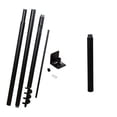 thumbnail image 1 of Universal Mounting Pole Kit - Great for post-mounted Bird Houses and Bird Feeders, Heavy Duty Pole with Threaded Connections with 12" Pole Extender, 1 of 6
