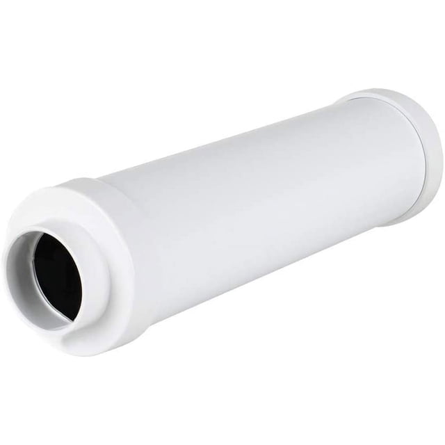 Universal Muffler/Silencer For Central Vacuum Systems - FT2020L, White, Quiets Your Vac