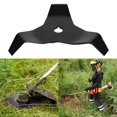 thumbnail image 1 of Universal Mulching Brushcutter Blade 3 Tooth Shredder Blade Steel Fits, 1 of 13