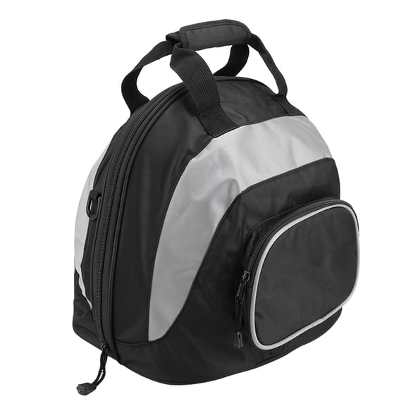 Universal Multi Function Waterproof Motorcycle Helmet Shoulder Bag Backpack - Grey/Black