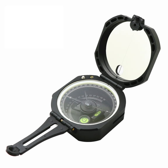 Universal Multifunctional Compass High-Accuracy Geological Compass Survival Orienteering Compass Waterproof Gradiometer Inclinometer for Camping Hiking Adventure Tacticals Training