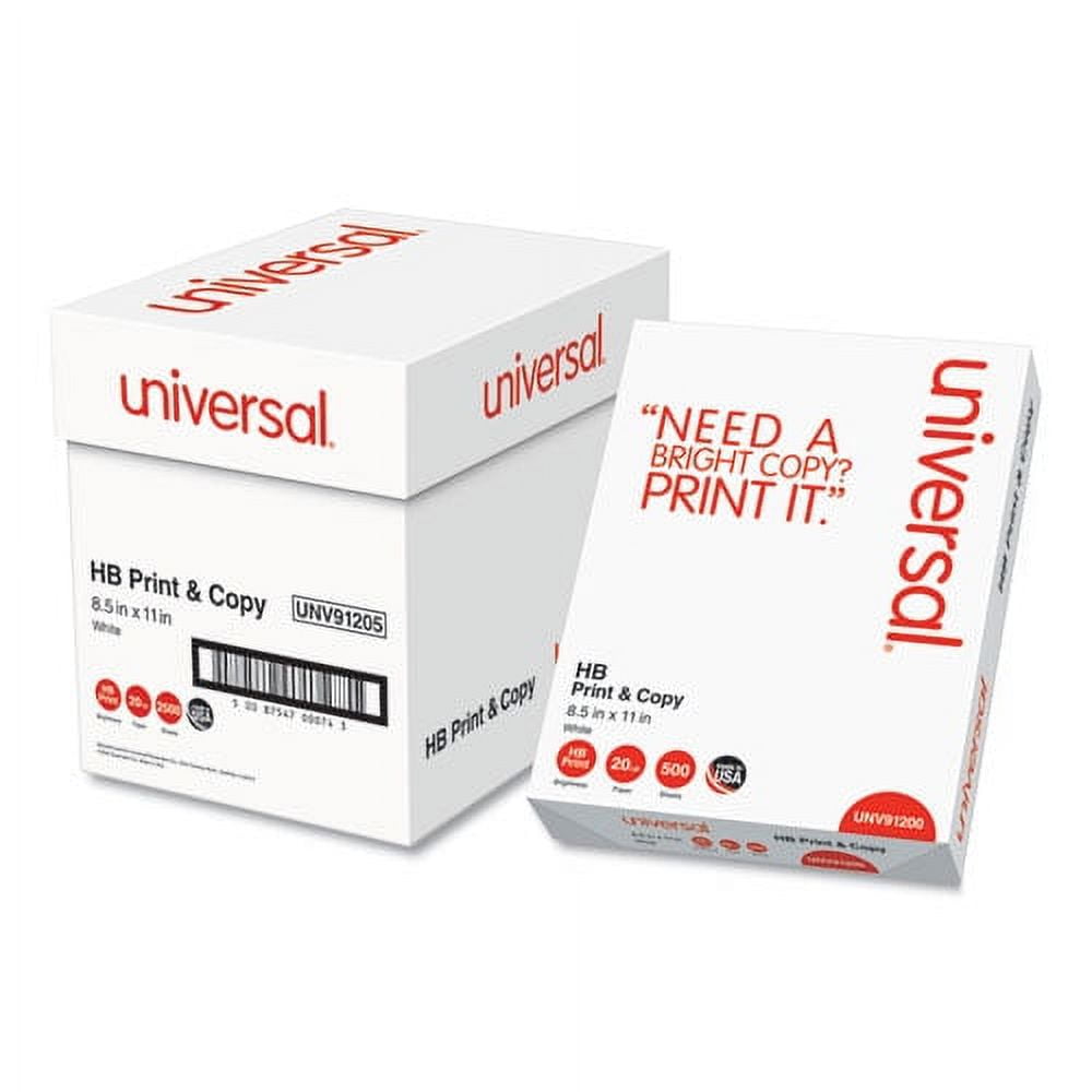 Basics Multipurpose Copy Printer Paper - 96 Bright White, 8.5 x 11  Inches, 1 Ream (500 Sheets)