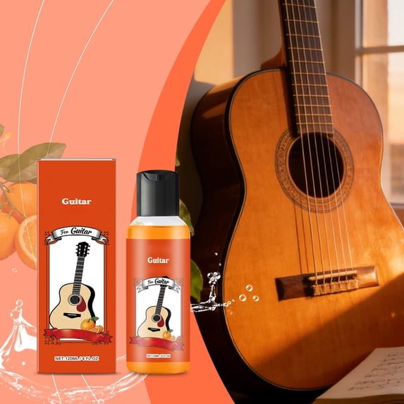 Universal Musical Instrument Care Oil, 120ml Fast-Drying Nourishing Polishing Oil for Guitar, Piano, Violin, and Erhu(2PC)